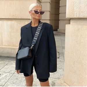 Zara Blazer with buttons boxy jacket relaxed fit